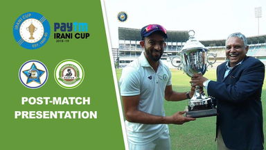 Irani Cup 2018-19: ROI vs Vidarbha - Match Presentation