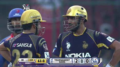 M28: DD vs KKR –  Robin Uthappa Six