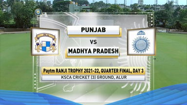 Ranji Trophy 2021-22, Punjab v Madhya Pradesh, QF, Day 3: Match Highlights