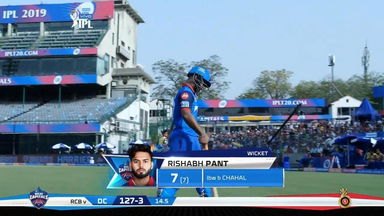 M46: DC vs RCB – Rishabh Pant Wicket