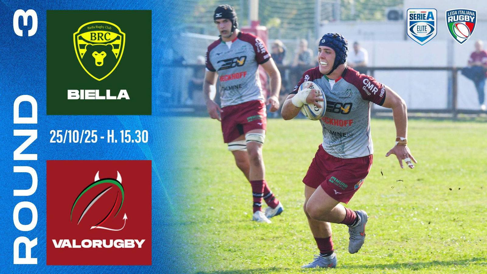 3° turno Biella Rugby Club – Valorugby Emilia