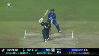 IND vs  NZ 2023, 3RD ODI: Devon Conway  Six