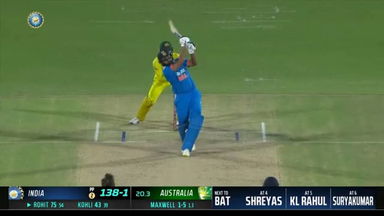 IND vs AUS 2023-24, 3RD ODI: Rohit Sharma Six