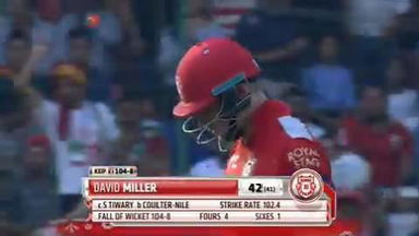 M31: DD vs KXIP – David Miller Wicket