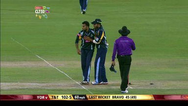 Q4: TT vs YOR –  Mohammed run out (Gale/Rashid)