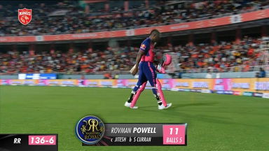 M27: PBKS vs RR – Rovman Powell Wicket