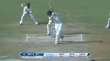 India vs NZ 2016, 3rd Test day 3: Matt Henry six