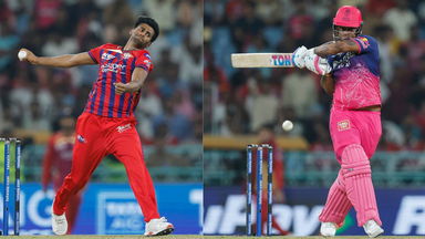 Fire vs fire! Hetmyer's reply to Mayank's pace