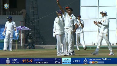 Ranji Trophy 2023/24, Madhya Pradesh vs Delhi: Himanshu Chauhan sparkles in Indore with 5/51 against Madhya Pradesh