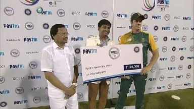 2ND T20I: IND vs SA  –   Man Of The Match – Albie Morkel