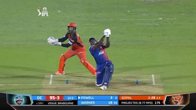 M50: DC vs SRH – Rovman Powell Six
