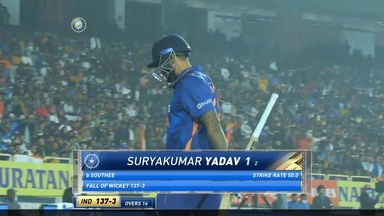 IND vs NZ 2021, 2ND T20I : Suryakumar Yadav Wicket