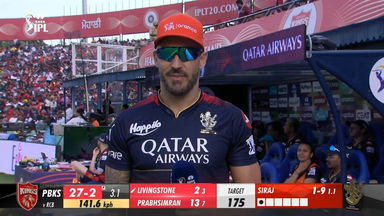 M27: PBKS vs RCB –   Faf Du Plessis  Interview