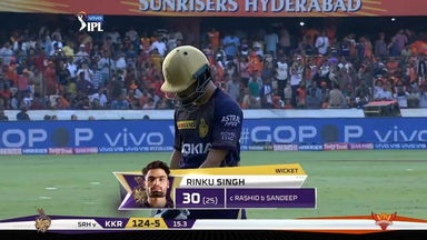 M38: SRH vs KKR – Rinku Singh Wicket