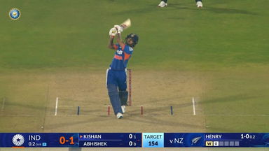 IND vs NZ 2026, 3rd T20I: Ishan Kishan Six