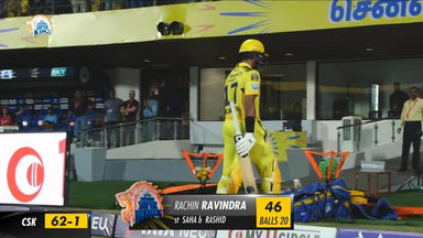 M07: CSK vs GT – Rachin Ravindra Wicket