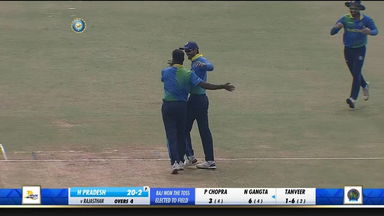 Syed Mushtaq Ali Trophy 2021-22, Himachal vs Rajasthan: Fall of wickets