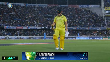 IND vs AUS 2022, 3RD T20I: Aaron Finch  Wicket