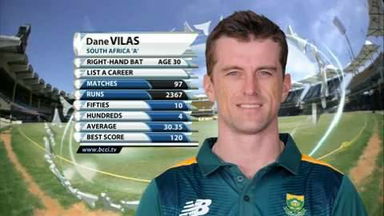 India 'A' vs SA 'A' - 3rd ODI: Dane Vilas - 50