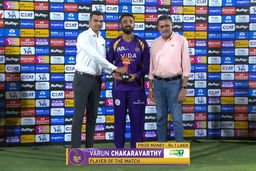IPL 2026 M45: SRH vs KKR - Player of the Match - Varun Chakaravarthy