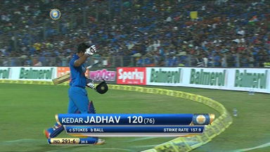IND vs ENG 2017, 1st ODI : Kedar Jadhav Wicket