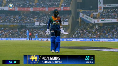 IND vs SL 2023, 1ST T20I: Kusal Mendis  Wicket