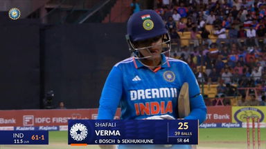 IND-W vs SA-W 2024, 3rd ODI: Shafali Verma Wicket