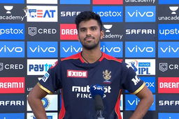 M06: SRH vs RCB – Washington Sundar Interview
