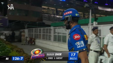 M60: KKR vs MI – Naman Dhir Wicket