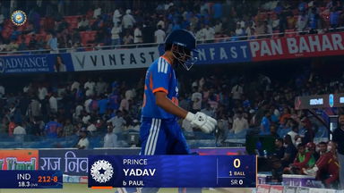 IND vs WI 2026, 4th T20I: Prince Yadav Wicket