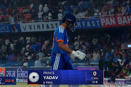 IND vs WI 2026, 4th T20I: Prince Yadav Wicket