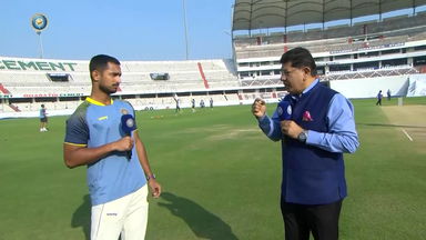 Ranji Trophy  2022/23, Hyderabad vs Tamil Nadu : Mickil Jaiswal Interview