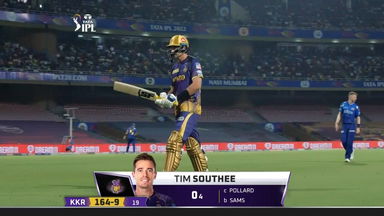 M56: MI vs KKR – Tim Southee Wicket