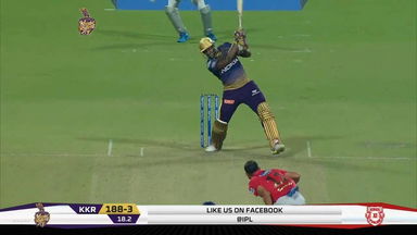 M06: KKR vs KXIP – Andre Russell Six