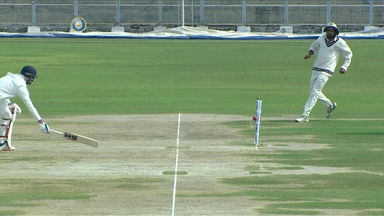 Harshal Patel's direct hit ends Rajjakuddin Ahmed's innings