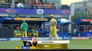 M17: CSK vs SRH – Moeen Ali Wicket