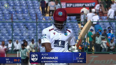 IND vs WI 2025, 2nd Test: Alick Athanaze Wicket
