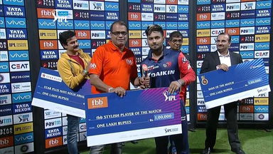 M19: RCB vs DD – fbb Stylish player of the match – Rishabh Pant