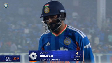IND vs NZ 2026, 4th T20I: Jasprit Bumrah Wicket