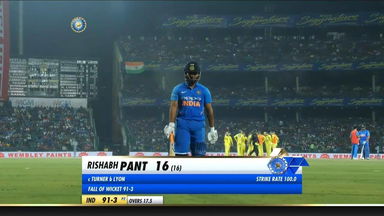 IND vs AUS 2019, 5th ODI: Rishabh Pant Wicket