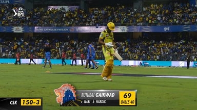 M29: MI vs CSK – Ruturaj Gaikwad Wicket