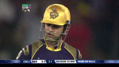 CLT20 2014 M1: KKR vs CSK  –   Fall Of Wickets