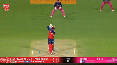 IPL 2026 M40: PBKS vs RR - Priyansh Arya Six