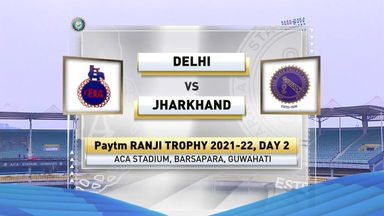 Ranji Trophy 2021-22, Delhi v Jharkhand, Day 2: Match Highlights