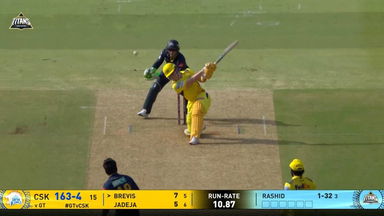 IPL 2025 M67: GT vs CSK - Dewald Brevis Six