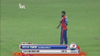 M21: DD vs MI – Tahir's Purple Cap effort