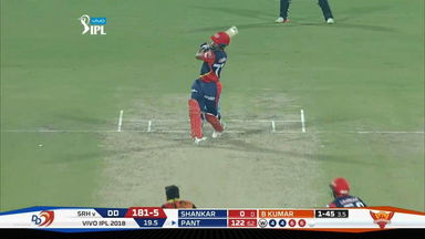M42: DD vs SRH – Rishabh Pant Six