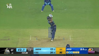 M35: GT vs MI – Shubman Gill Six