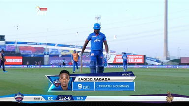 M42: KKR vs DC – Kagiso Rabada Wicket
