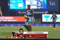 M31: KKR vs RCB – Wanindu Hasaranga Wicket